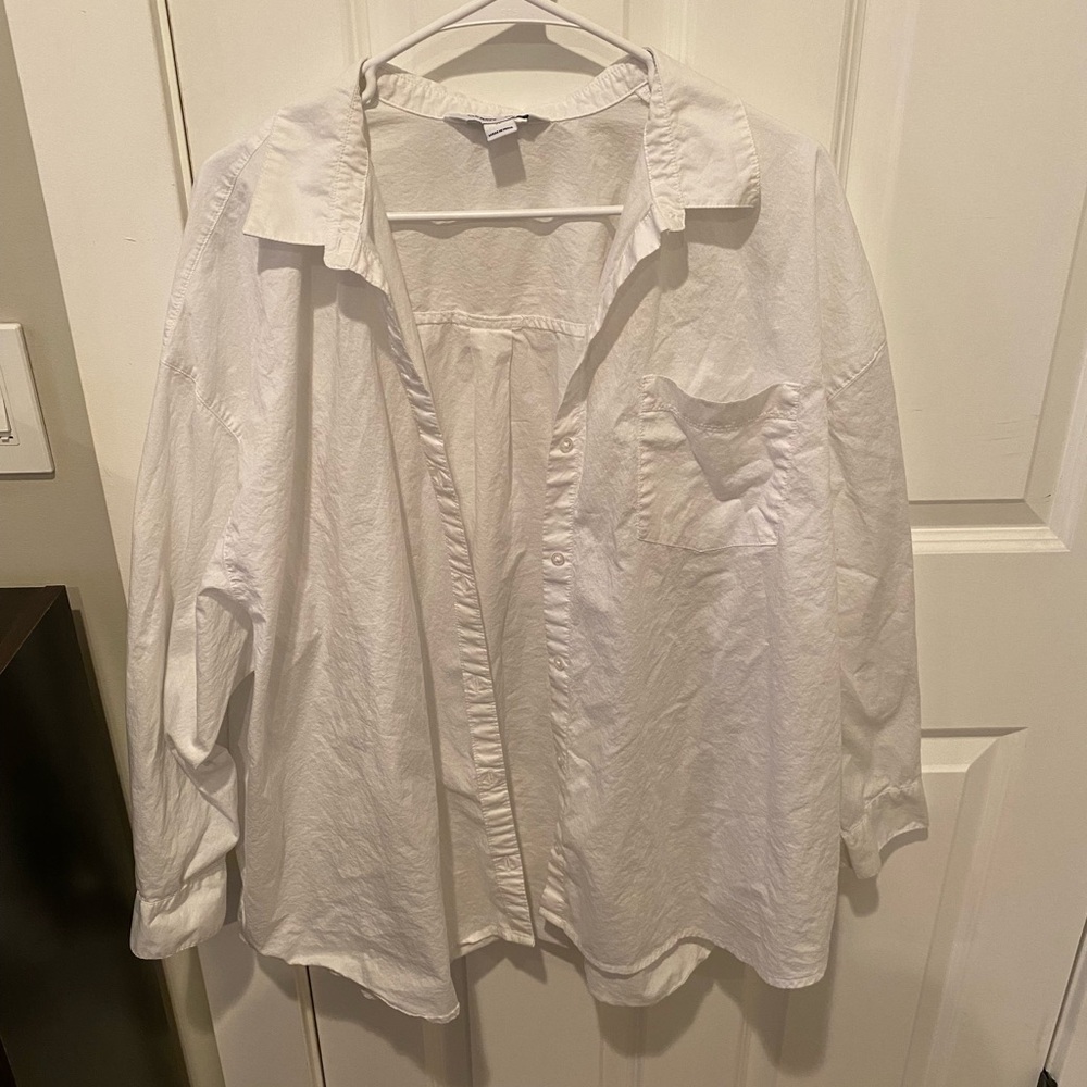 Women’s Button Up Boyfriend Shirt